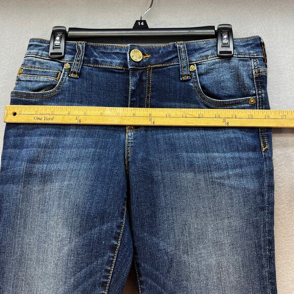 Kut from the Kloth Jeans Women's 6S Blue Toothpick Skinny Classic Minimalist - Picture 13 of 16